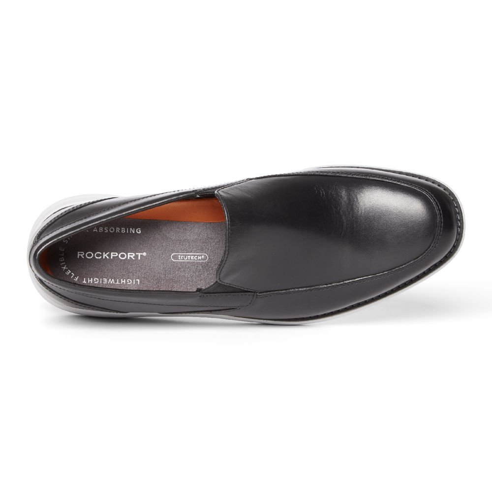 Rockport Loafers Herre Svart - Garett Venetian - ASJU45627